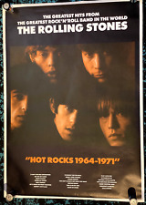 Rolling Stones Hot Rocks 1964 - 1971 Album promo poster RARE picture