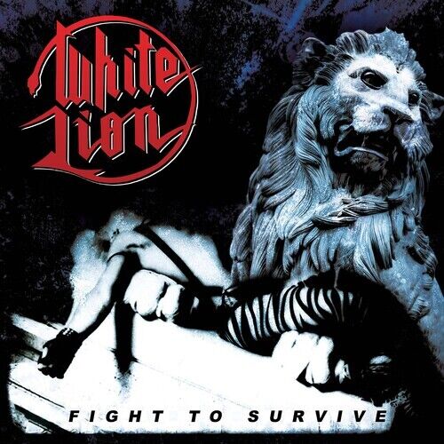 White Lion - Fight To Survive - WHITE/BLACK/RED SPLATTER [New Vinyl LP] Black, C
