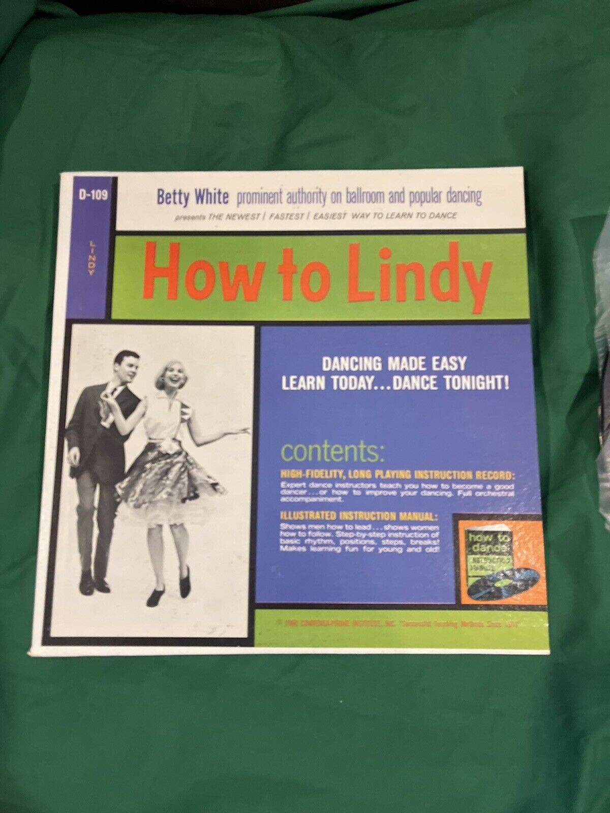 Betty White How To Dance - LINDY - Vinyl LP Record W/Booklet