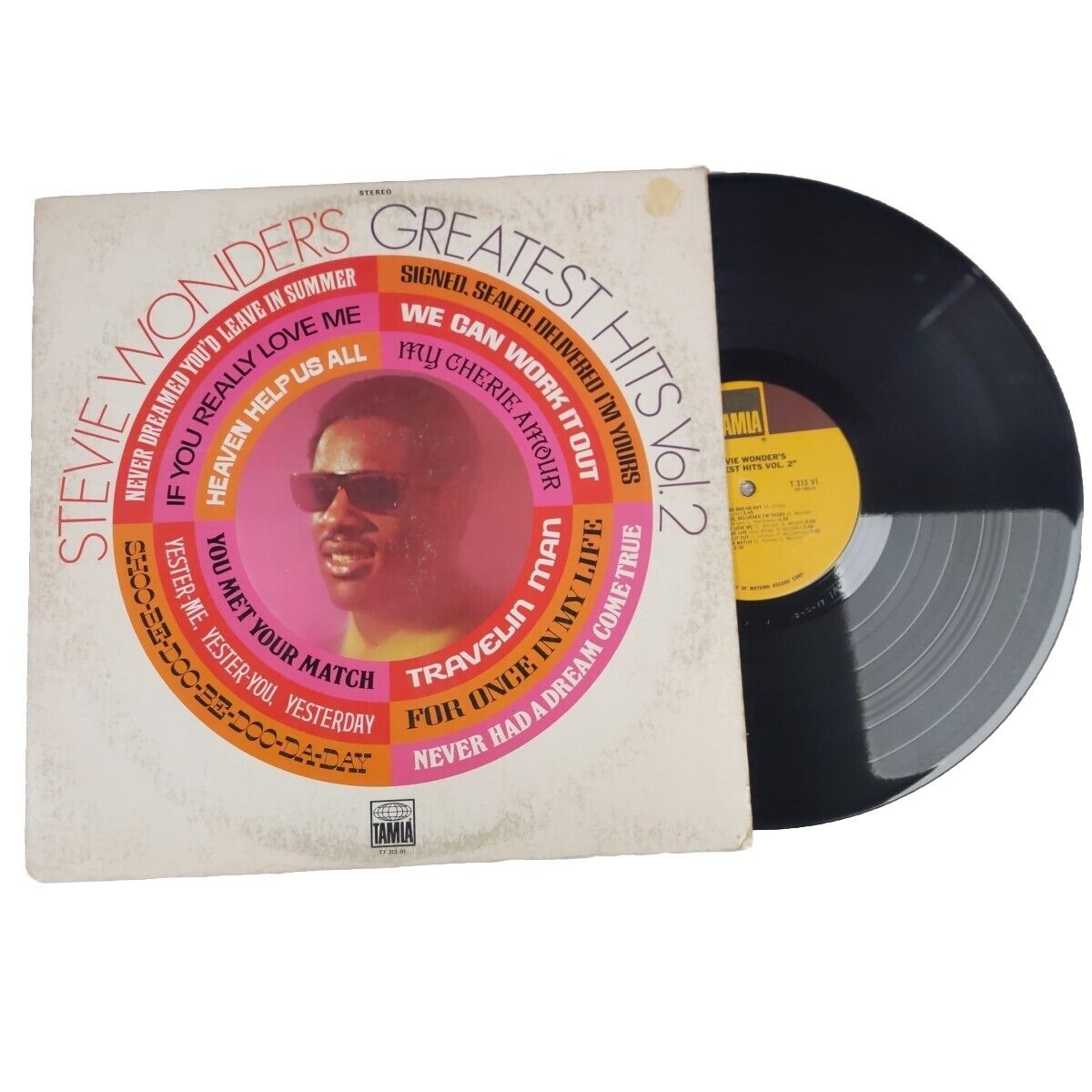 Stevie Wonder's Greatest Hits Vol. 2 Vinyl Record 1970s Soul Funk T 313 V1