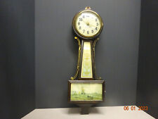 VINTAGE 30's New Haven Westinghouse Plymouth Strike Electric Lowell Banjo Clock picture