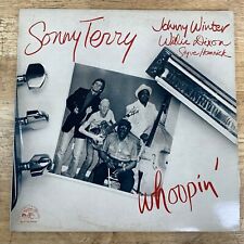 Sonny Terry Whoopin LP Vinyl Record Album 1984 Alligator AL 4734 Johnny Winter picture