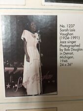 LARGE VINTAGE JAZZ POSTER 'SARAH VAUGHAN' POMEGRANATE PUBLICATIONS NEW UNOPENED  picture