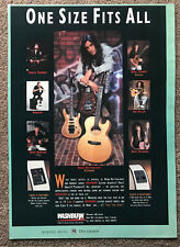 NUNO BETTENCOURT ~ WASHBURN 1990s A4 UK magazine ad EXTREME picture
