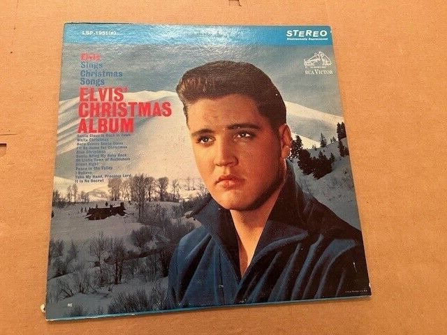 ELVIS PRESLEY LP  ELVIS’ CHRISTMAS ALBUM RCA LSP-1951 (e) STEREO