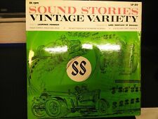 Sound stories vintage variety sound effects drag race Record LP picture