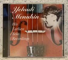YEHUDI MENUHIN His Earliest Solo Recordings 1928-1932 (CD, Claremont)  picture
