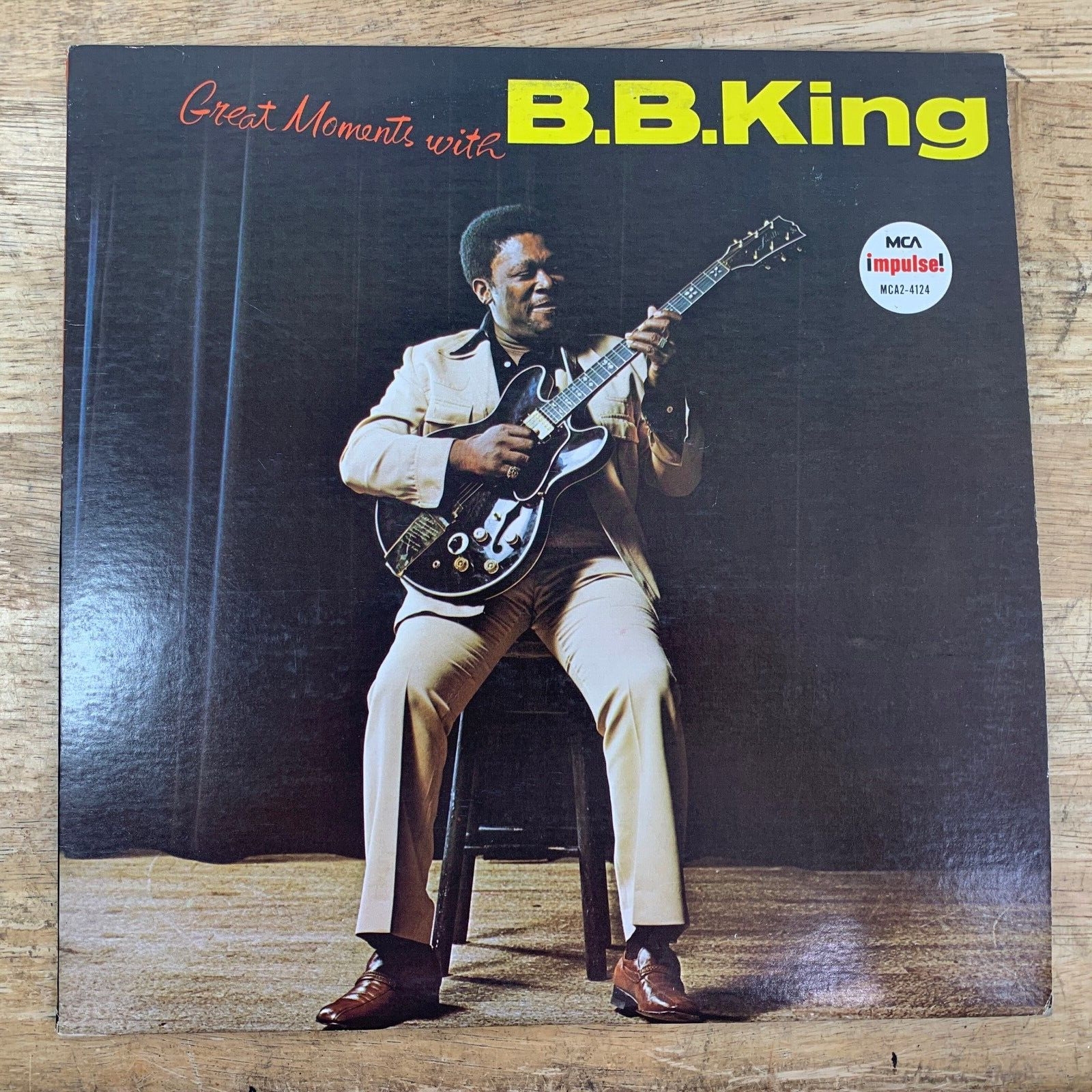 Great Moments with B.B. BB King Double LP 1980 MCA Records MCA2-4124
