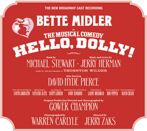 Hello Dolly New Broadway Cast Recording, Bette Midler (New)