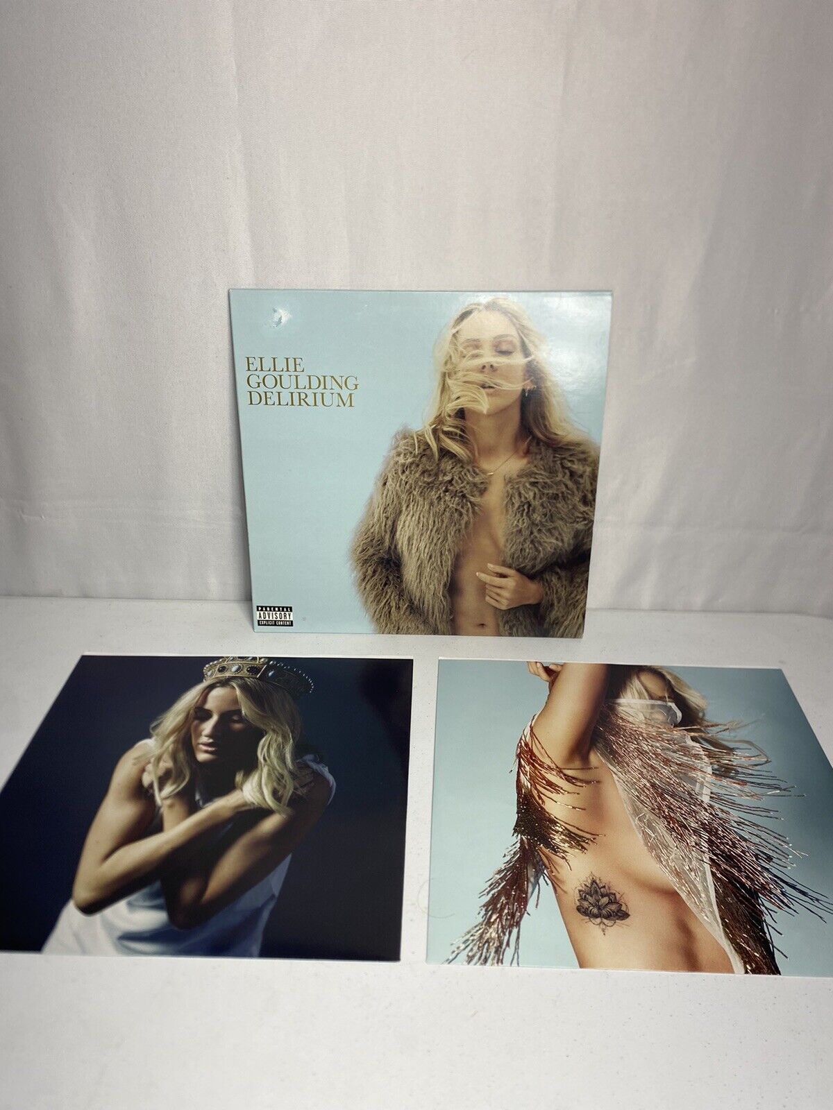 Rare Exclusive Ellie Goulding Delirium White Vinyl Deluxe  2xLP  “TESTED, Read”