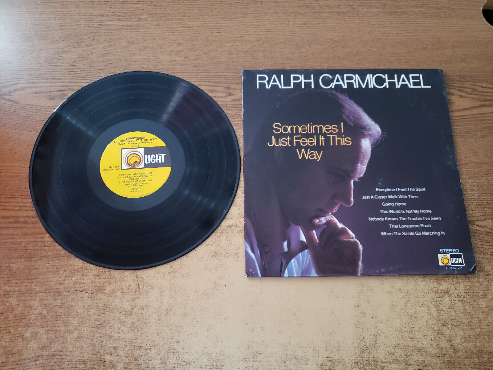 1970s EXCELLENT Ralph Carmichael – Sometimes I Just Feel It This Way 5542 LP33