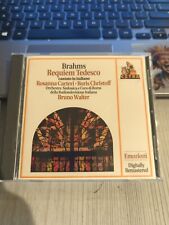Opera CD2413 Brahms Requeim Tedesco Rosanna Carteri Boris Christoff Bruno Walter picture