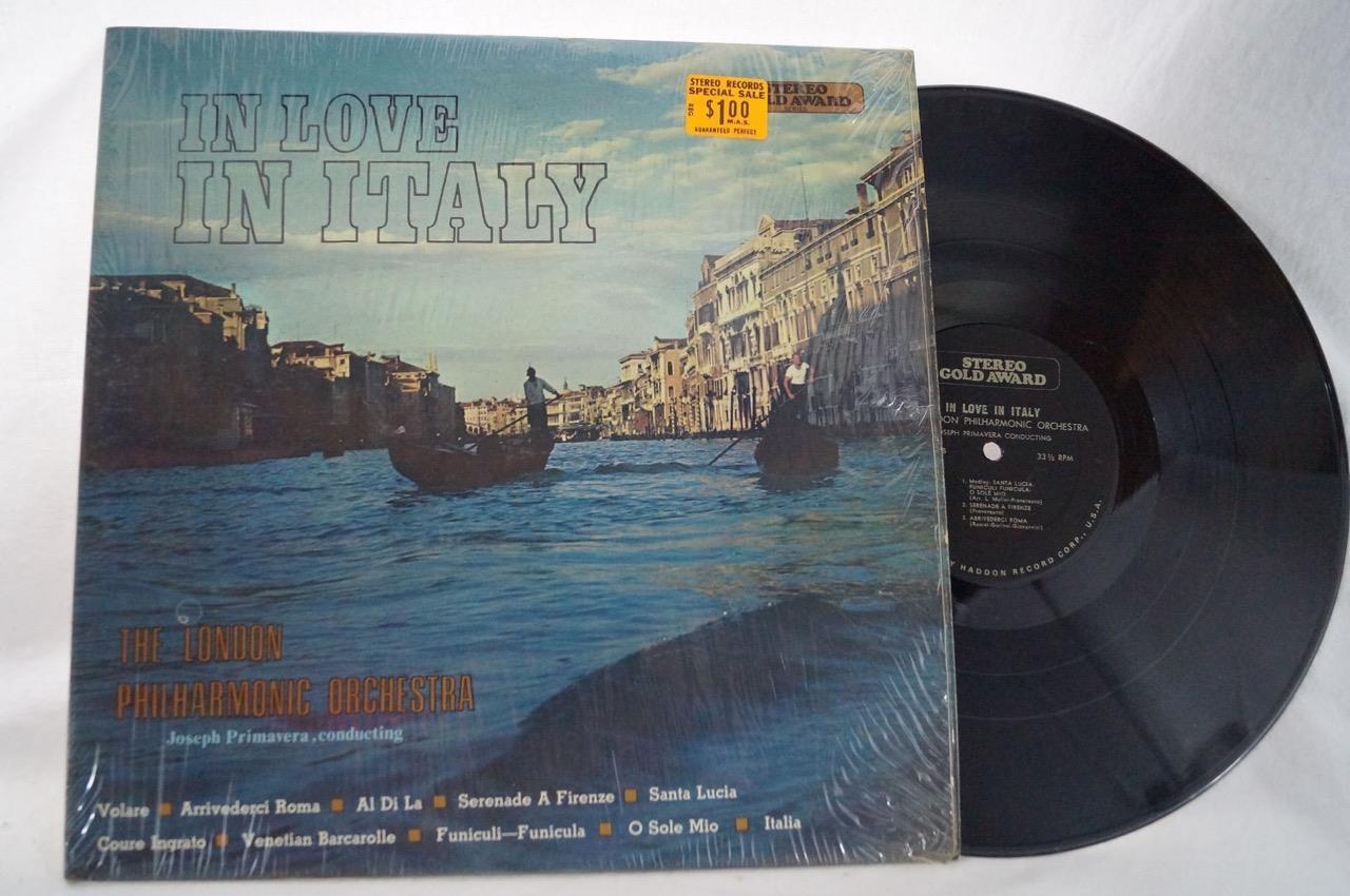 Vintage The London Philharmonic Orchestra In Love In Italy Album Vinyl LP tthc