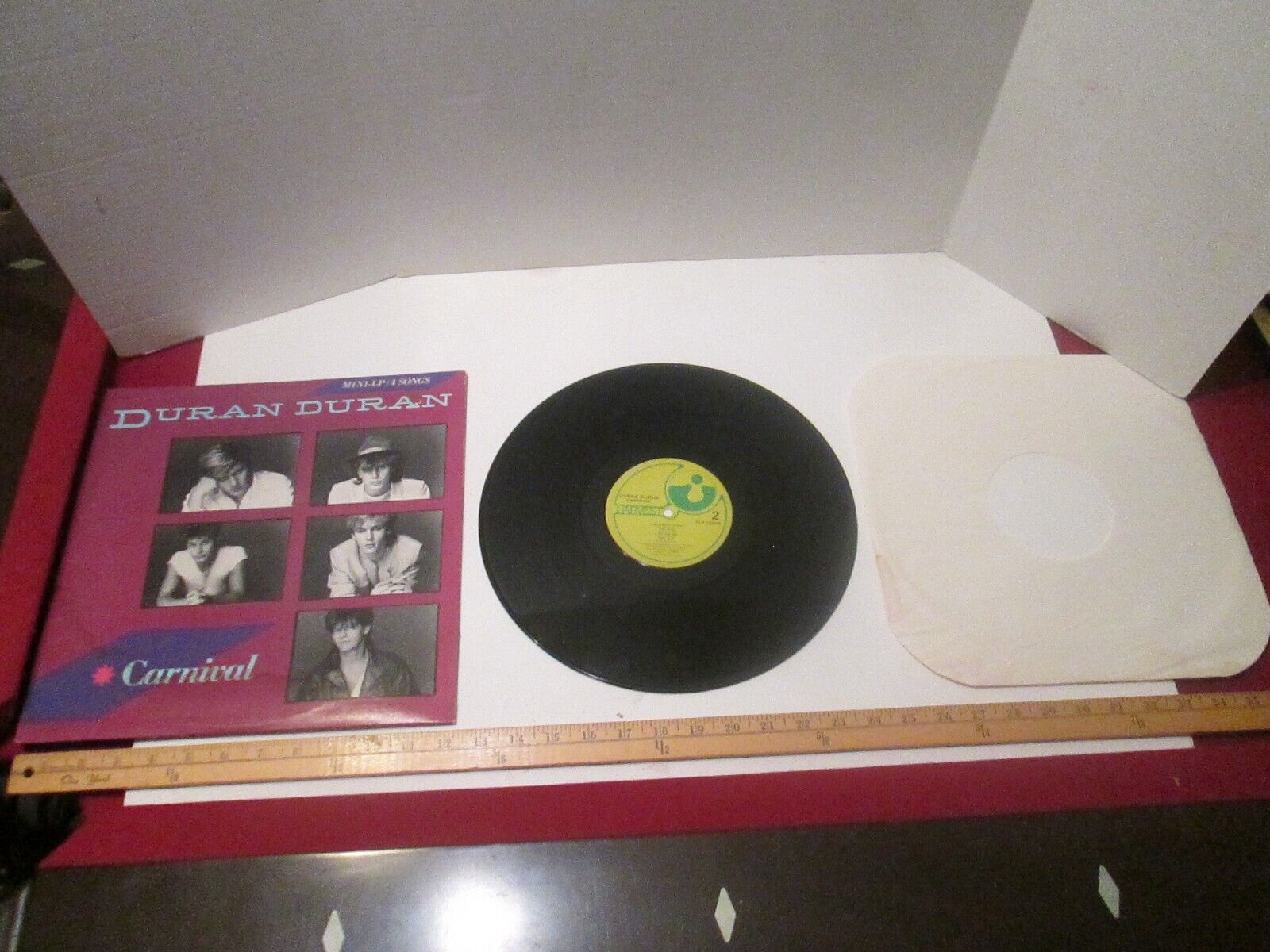 Vintage Vinyl Duran Duran Carnival Mini Album 4 Party Songs Dance Mix DLP 15006