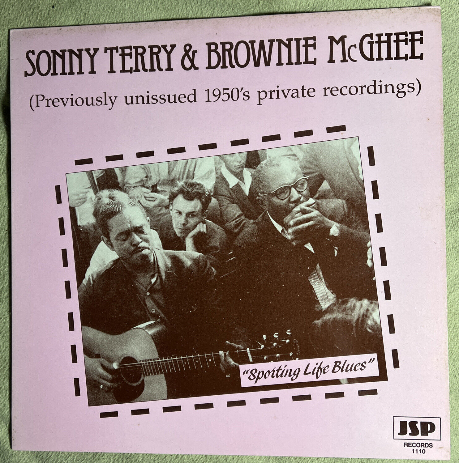 SONNY TERRY & BROWNIE MCGHEE: SPORTING LIFE BLUES NM LP UK IMPORT VINYL RECORD