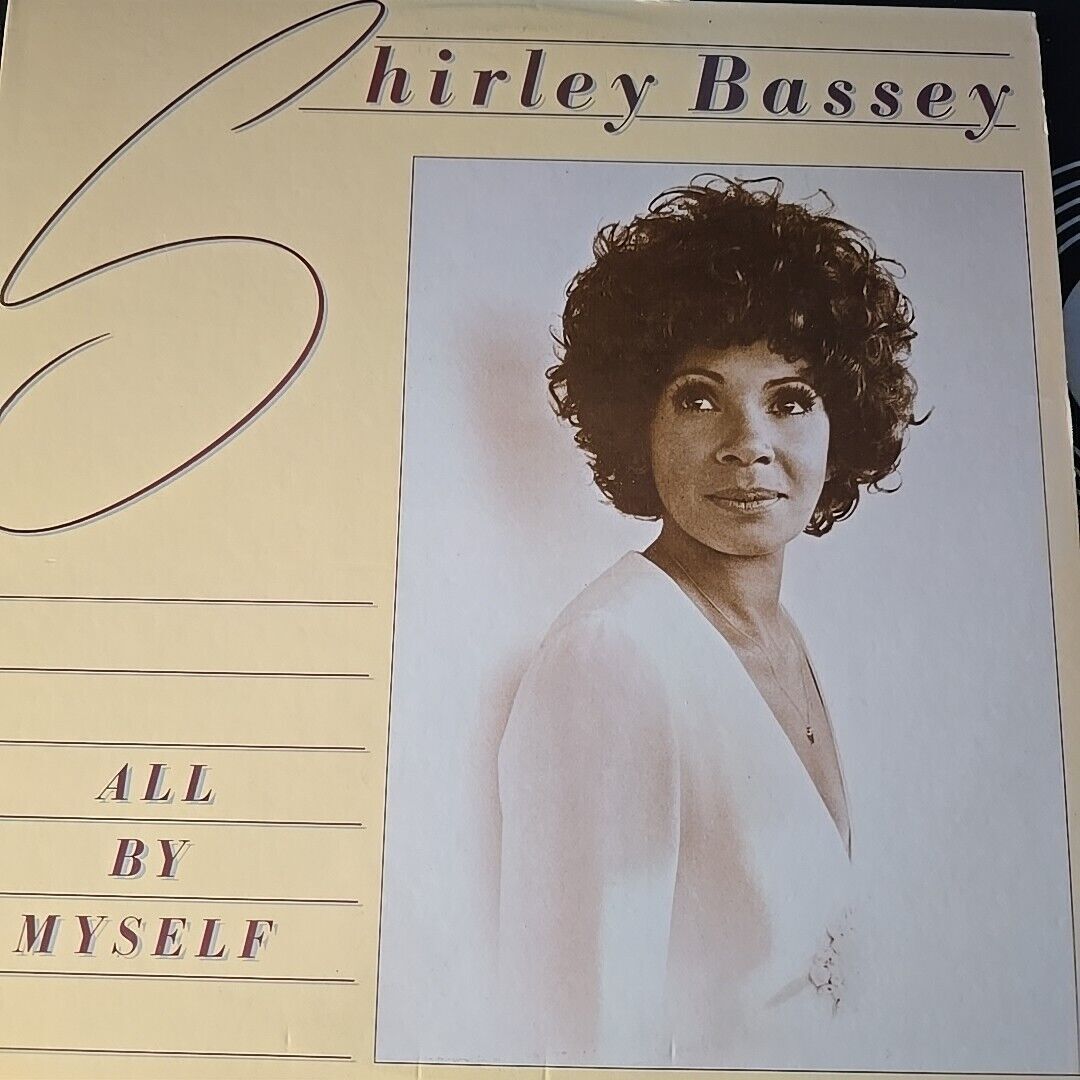 SHIRLEY BASSEY-All By Myself -1982 Vinyl LP  Applause Records  APLP1005