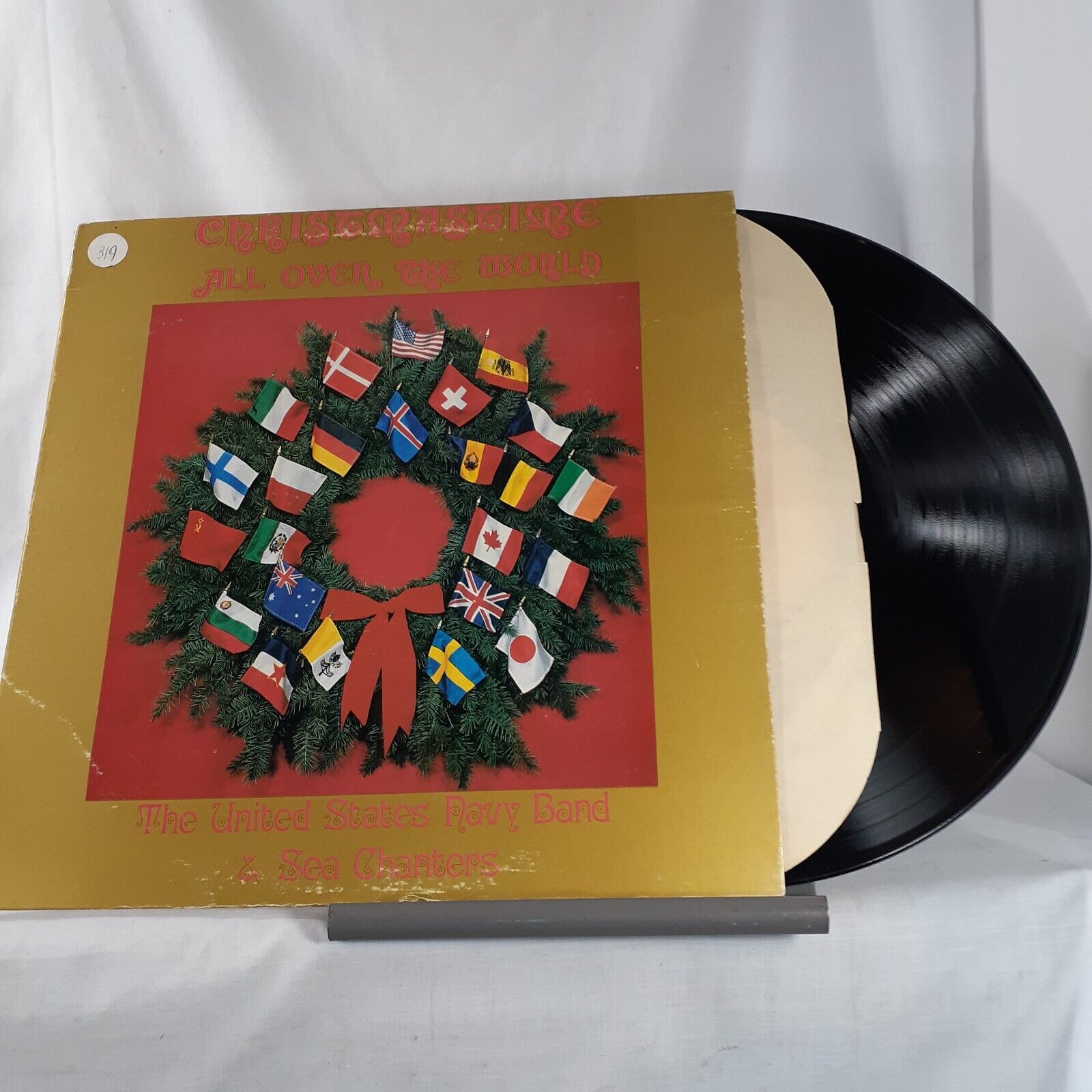 U.S. Navy Band Christmastime All Over the World LP Vintage Christmas Holiday