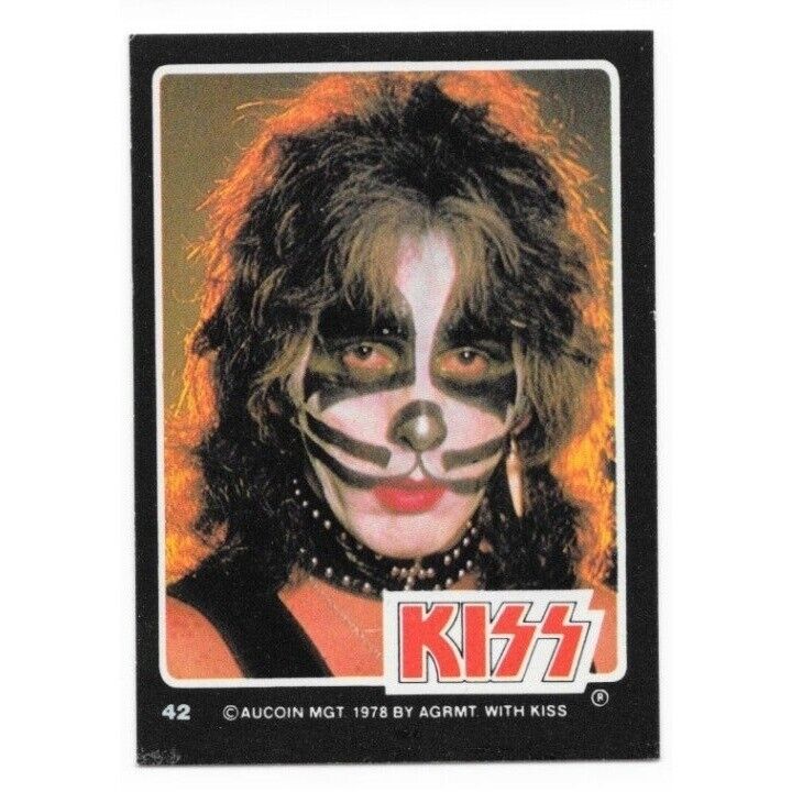 1979 Donruss KISS Trading Card PETER CRISS Vintage Rock & Roll