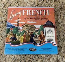 Learn French  Vintage Record Set In Original Box. NEW SEALED🔥🔥 picture