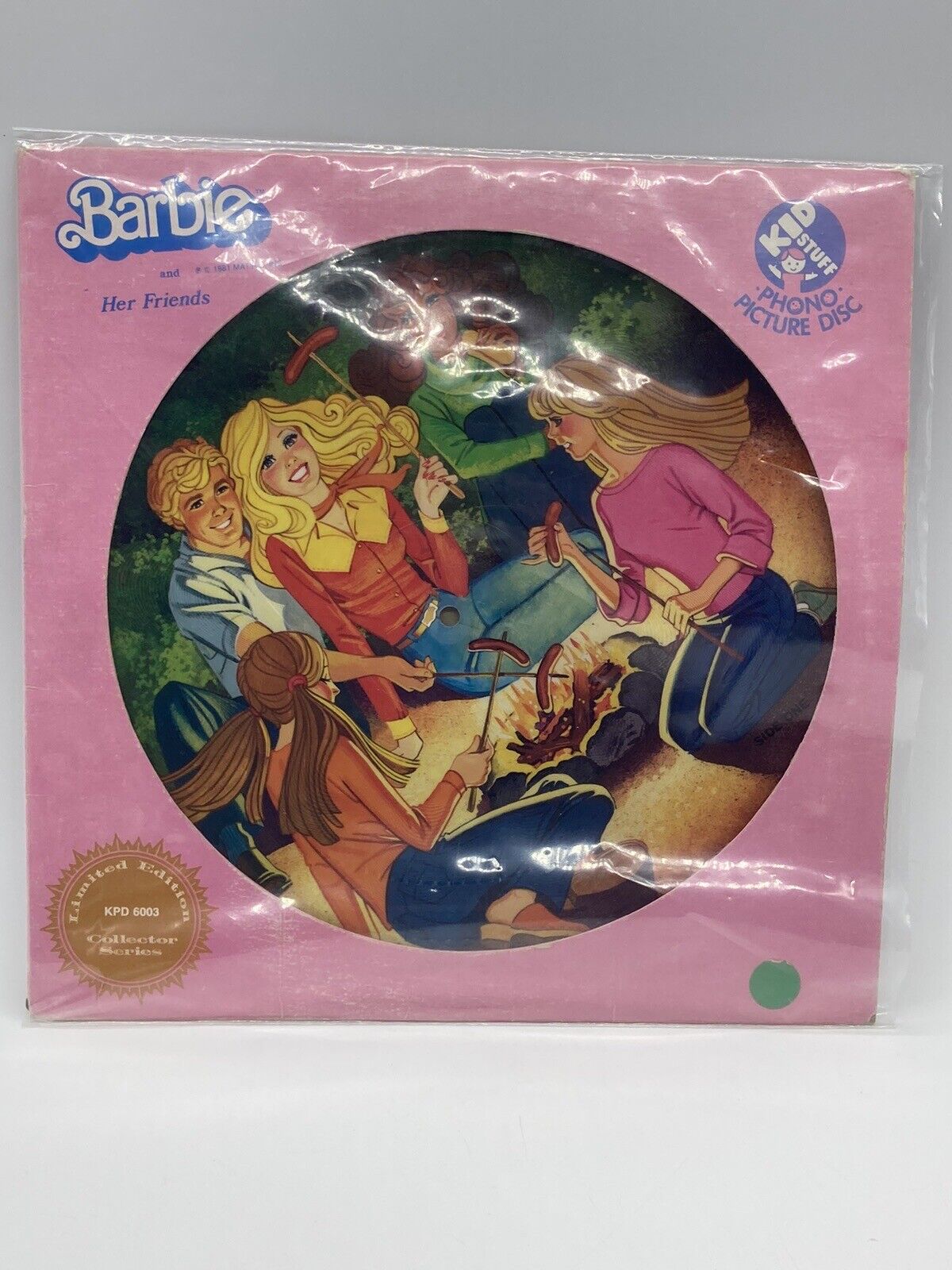 Vintage Barbie And Her Friends LP Album Picture Disc Limited Edition 1981