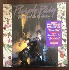 Prince Purple Rain LP Original Vinyl NM with Poster and Sticker On Cover Nice picture