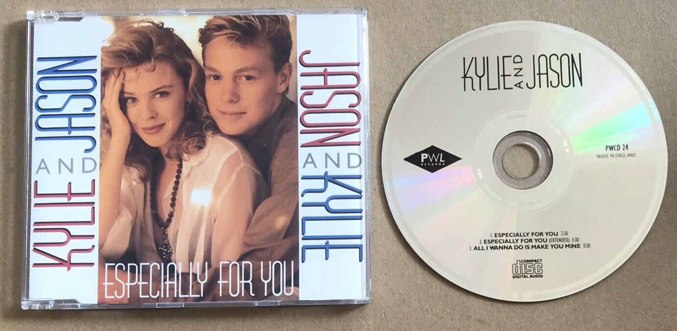 Kylie Minogue  Jason Donovan Especially For You UK Cd Single Rare 1988 PWL SAW