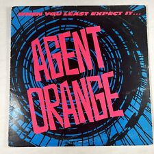 Agent Orange When You At Least Expected Vinyl LP ￼punk picture