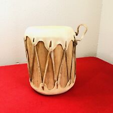 Native American Cowhide Drum Great Condition picture