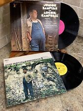 VINTAGE JUNIOR SAMPLES MOONSHINING & ARCHIE CAMBELL 2 VINYL LP RECORD (18C) picture