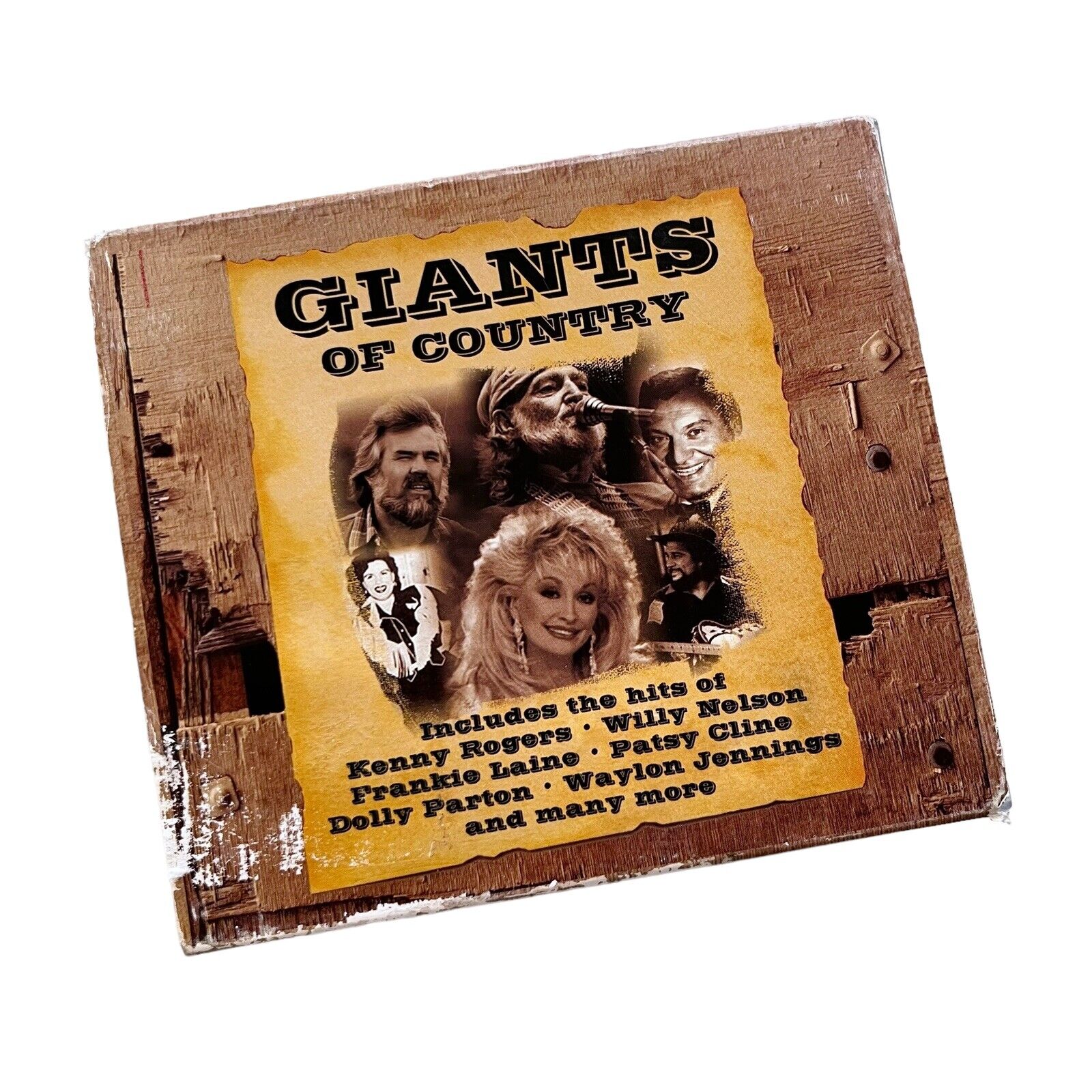 Giants of Country 3 Disc Set Kenny Rogers Willie Nelson & Others Good Condition