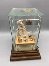 Mouse Baker Chef Glass Music Box Wooden Base 10