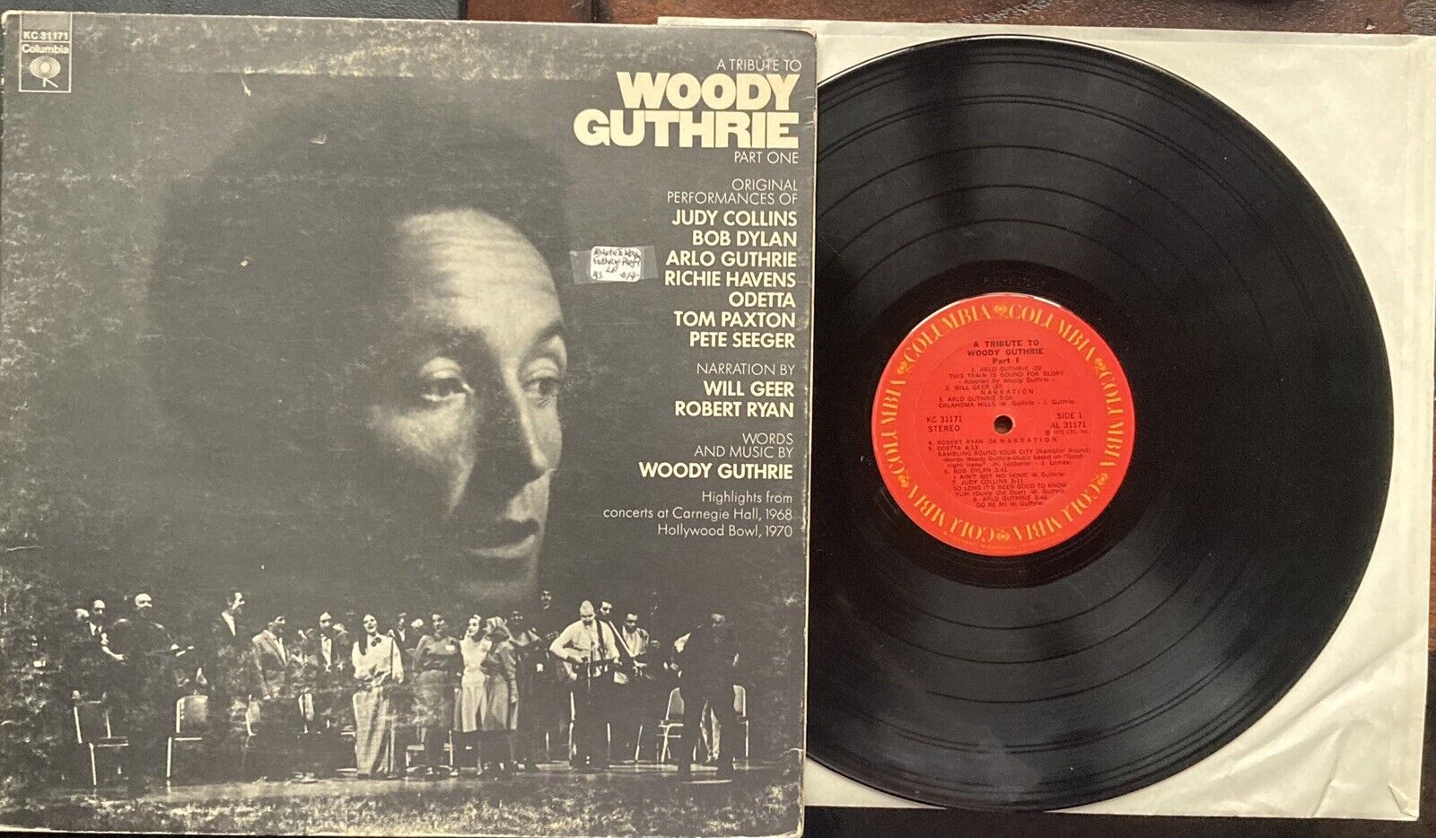Vintage 1972 A Tribute To Woody Guthrie Part One KC-31171 12\