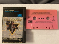 Alice Cooper - Welcome To My Nightmare RARE Atlantic PINK TAPE SLIDE CASE picture