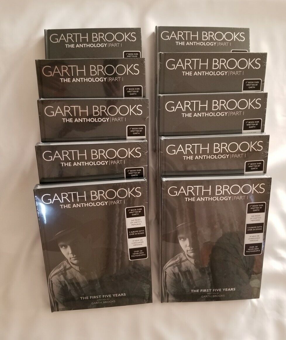 Garth Brooks 10 Books 50 Music CD\'s LOT Christmas NewYear Birthday Concert Deal