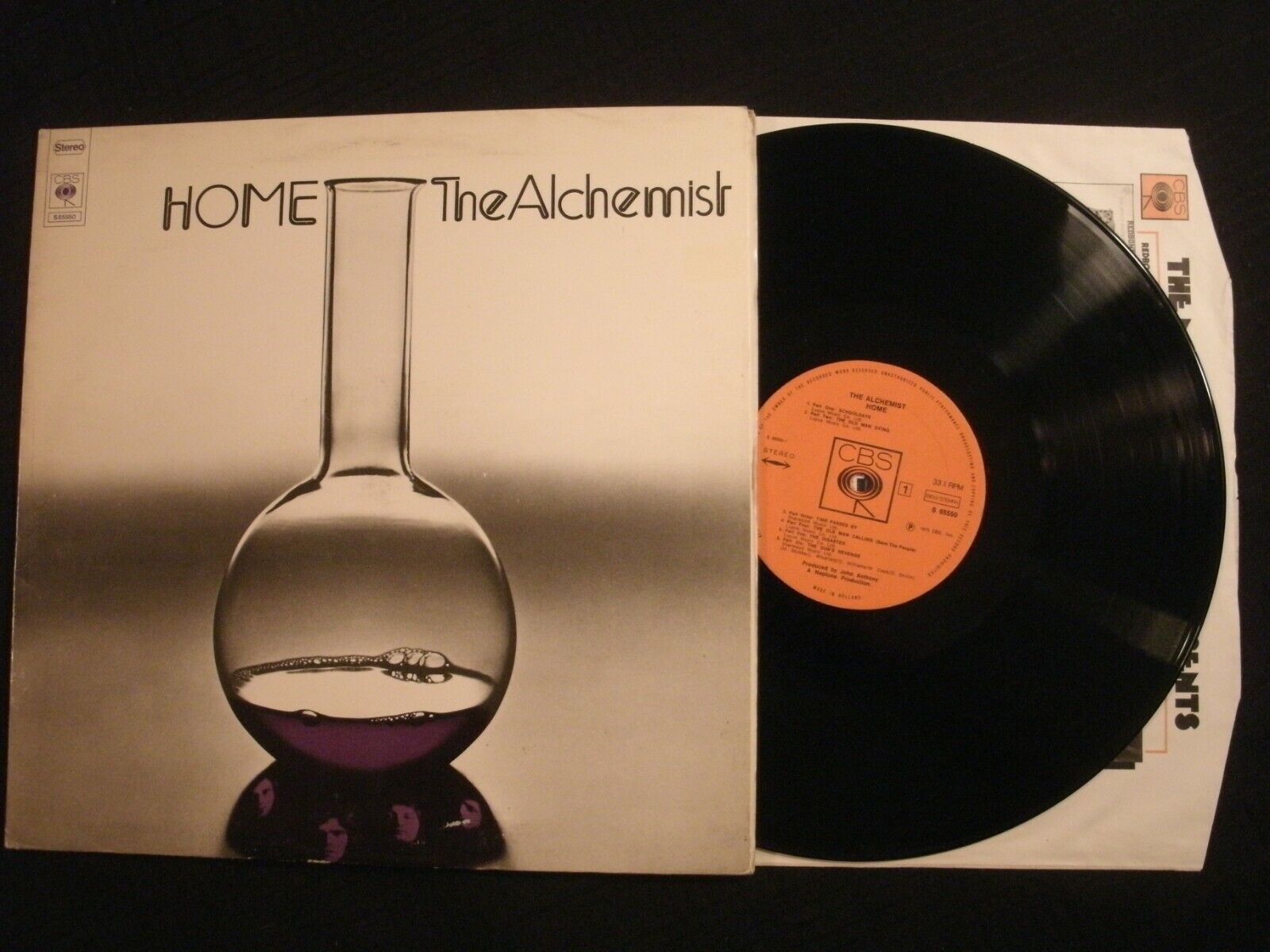HOME - The Alchemist - 1973 Holland Vinyl 12\'\' Lp./ Cliff Williams / Prog Rock