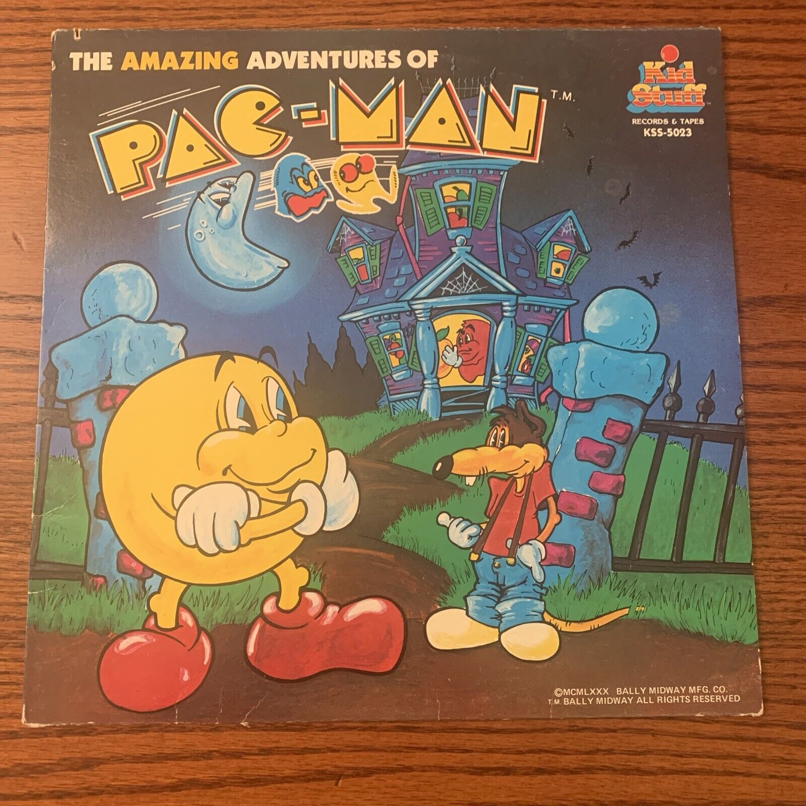 The Amazing Adventures Of - PAC - MAN - Record Album 