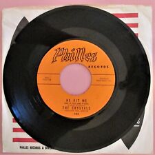 RARE HE HIT ME The Crystals 1st PRESS PHIL SPECTOR on Orange Label Philles 105 picture