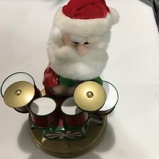 Germany Animated Santa Claus Drummer Singing Drum Playing Punk Rocker Vnt Works  picture