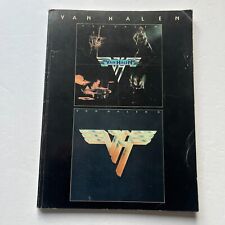 Van Halen 1980 Songbook Albums I & II Sheet Music Hard Rock Eddie Memorabilia picture