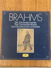 BRAHMS/ Bernstein / Böhm - Orchestral Works - 7LP Box Set 1983 DG 2740275 * /NM picture