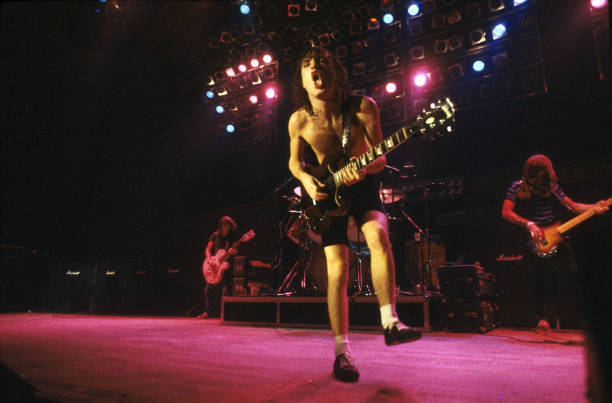 ACDC Perform on stage in London Angus Young, Cliff Williams Old Music Photo 1