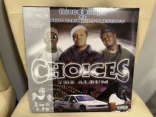 Three 6 Mafia Choices The Album Clear Blue Clear Purple Colored Vinyl 2XLP 366/7 picture