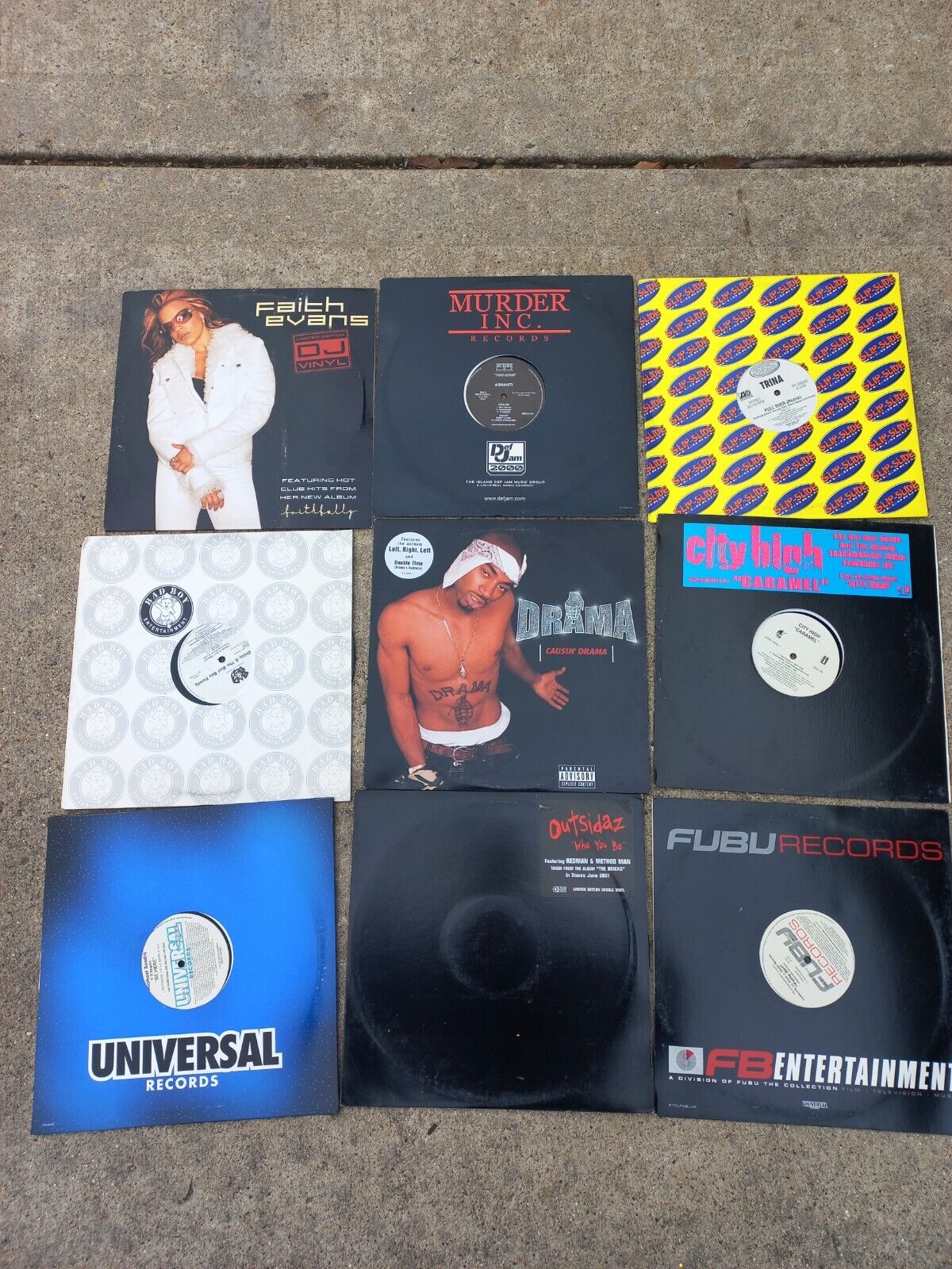 Vinyl records lot Mix 9 Pcs
