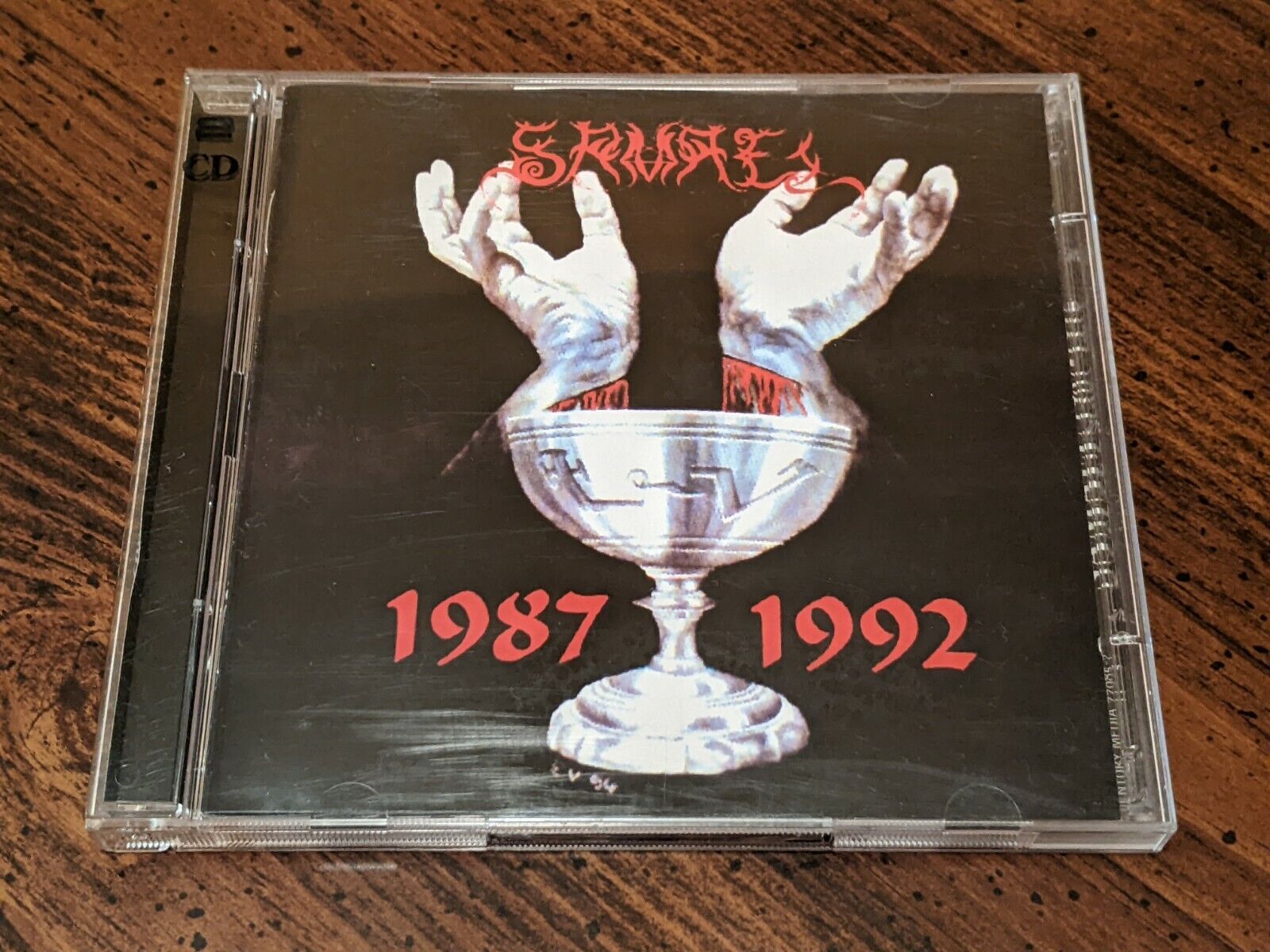 Samael 1987-1992 2 CD vintage 1994 1st press . Gorgeous Fresh pics ultra rare 