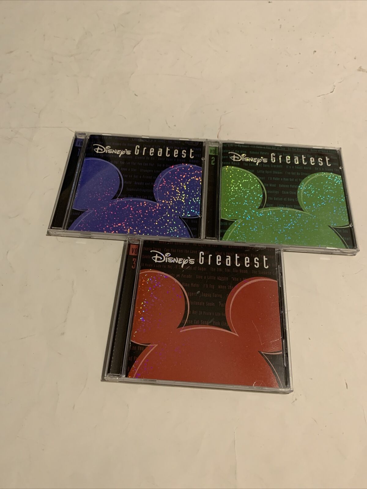 Disney’s Greatest Volume 1-3 CD Lot 1, 2, 3