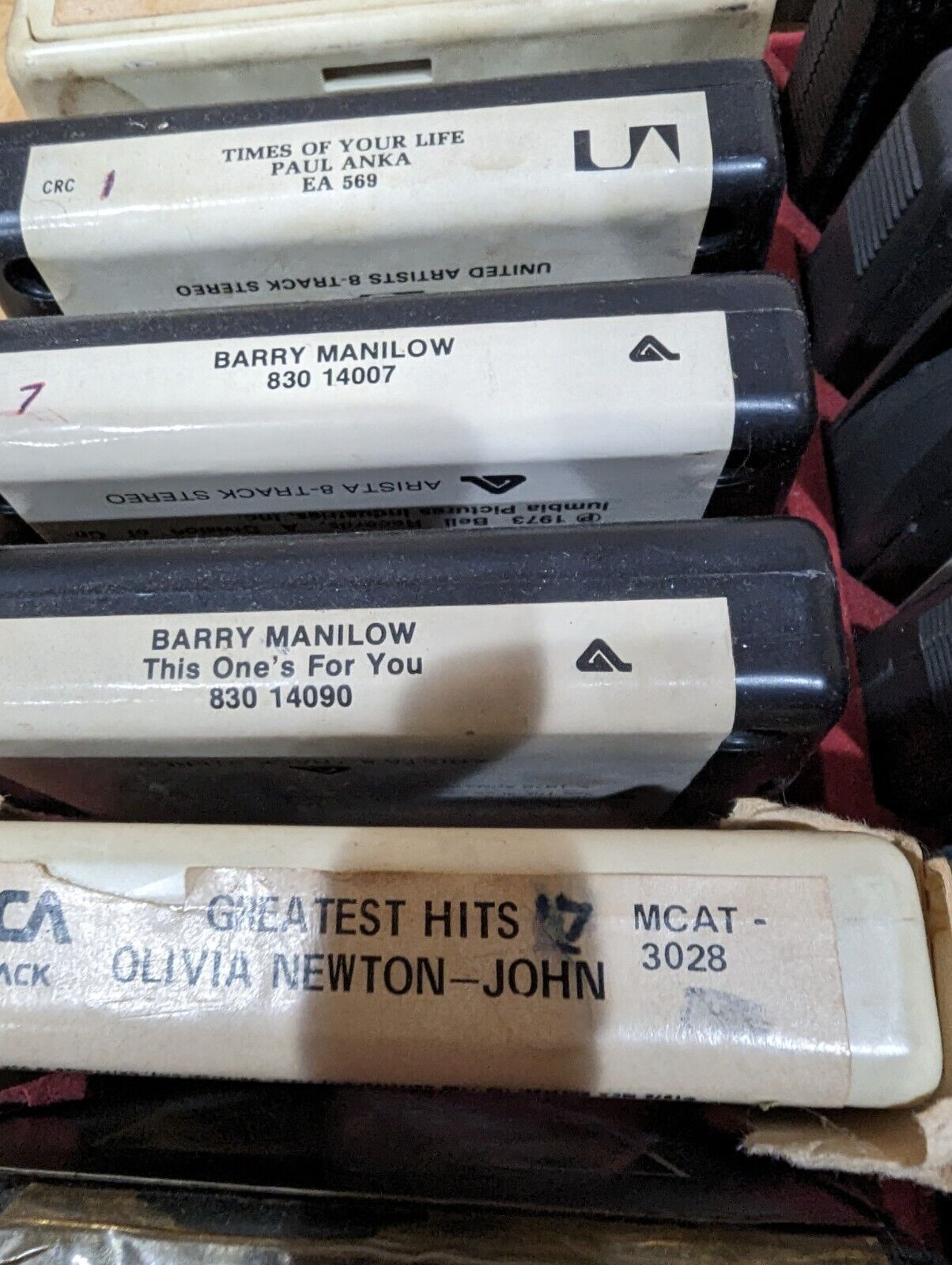 8 Track\'s Vintage, Large Selection $3 or 2 for $5