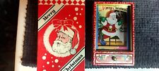 Brand New Vintage 1980 Christmas Musical Jewelry Box Dancing Santa Claus  picture
