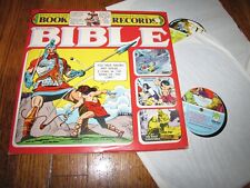 CHILDREN'S BIBLE FULL COLOR BOOK 2 LP RECORDS - PETER PAN RECORDS DOUBLE LP picture
