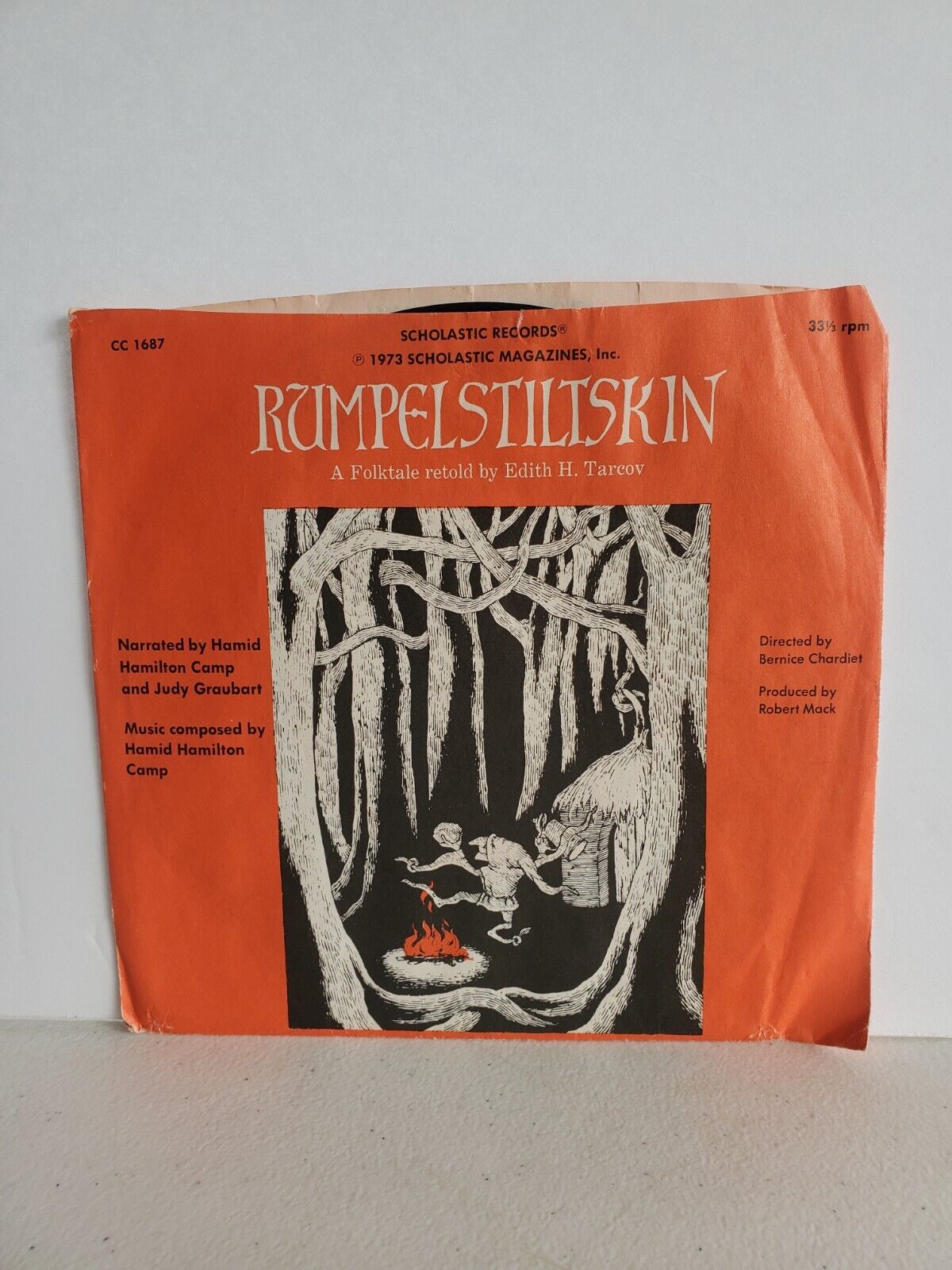 Vintage Rumpelstiltskin 1973 Scholastic Records 33 1/3 Edith H. Tarcov  