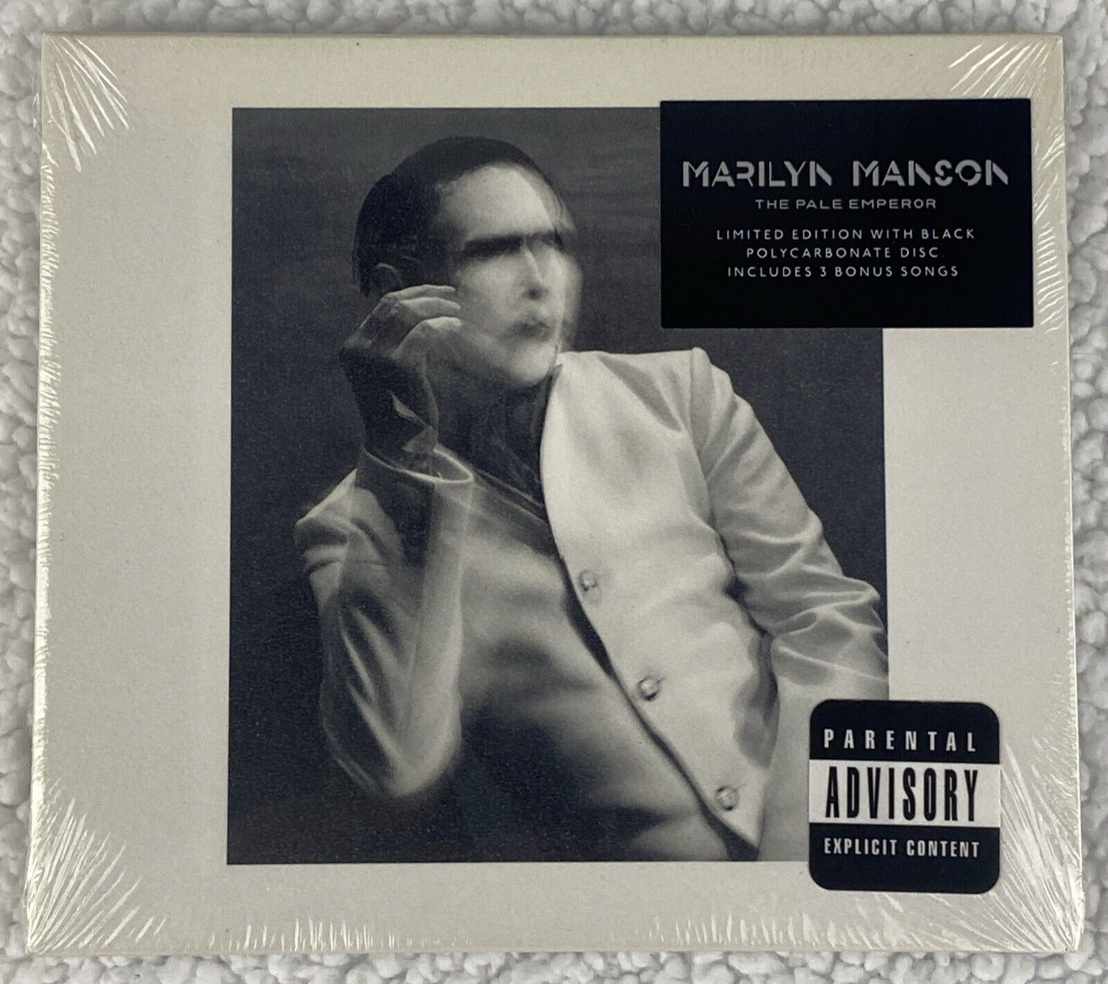 NEW SEALED Marilyn Manson: The Pale Emperor Limited Edition Black Disc Explicit